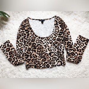 Forever 21 Cheetah Print Top
